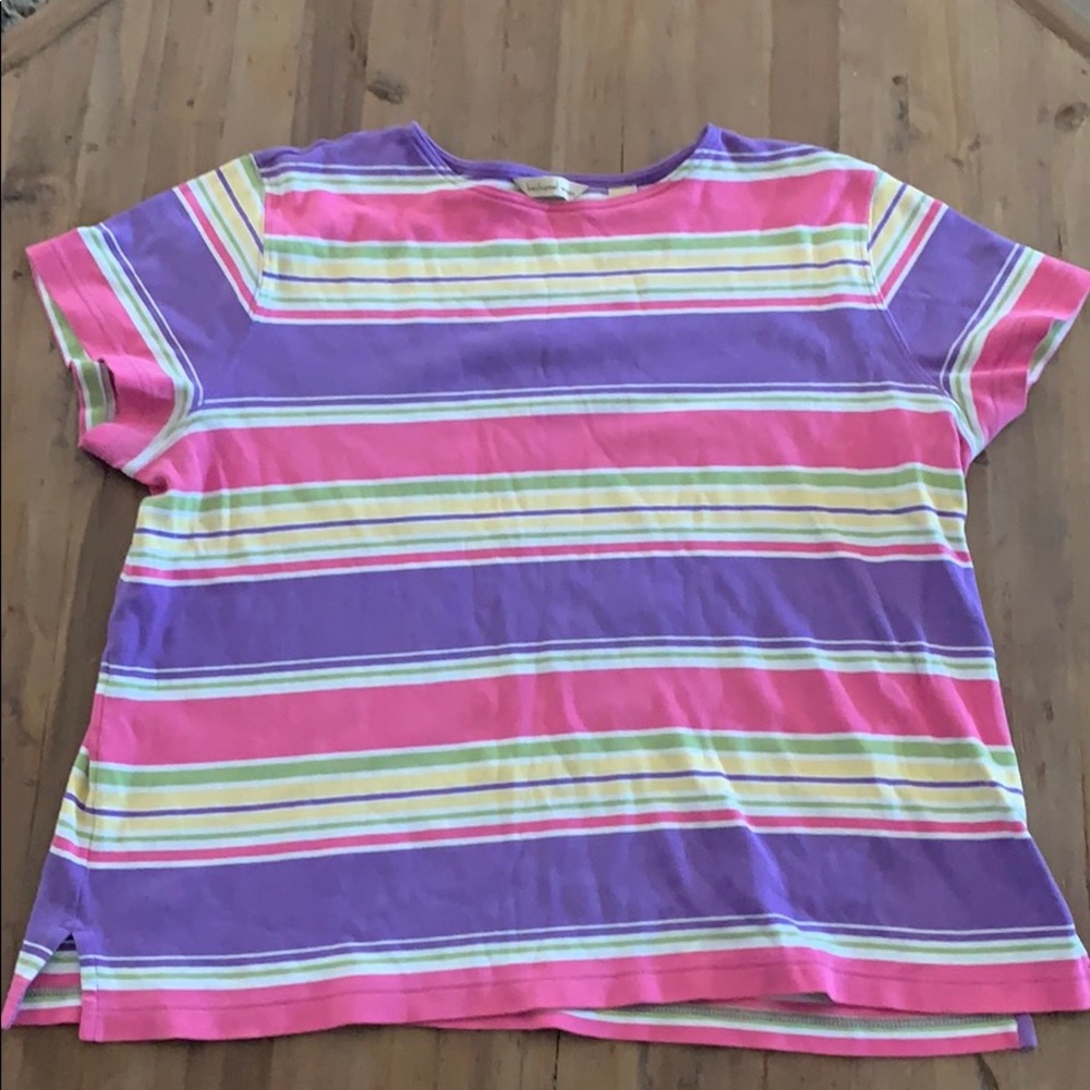 90s striped shirt